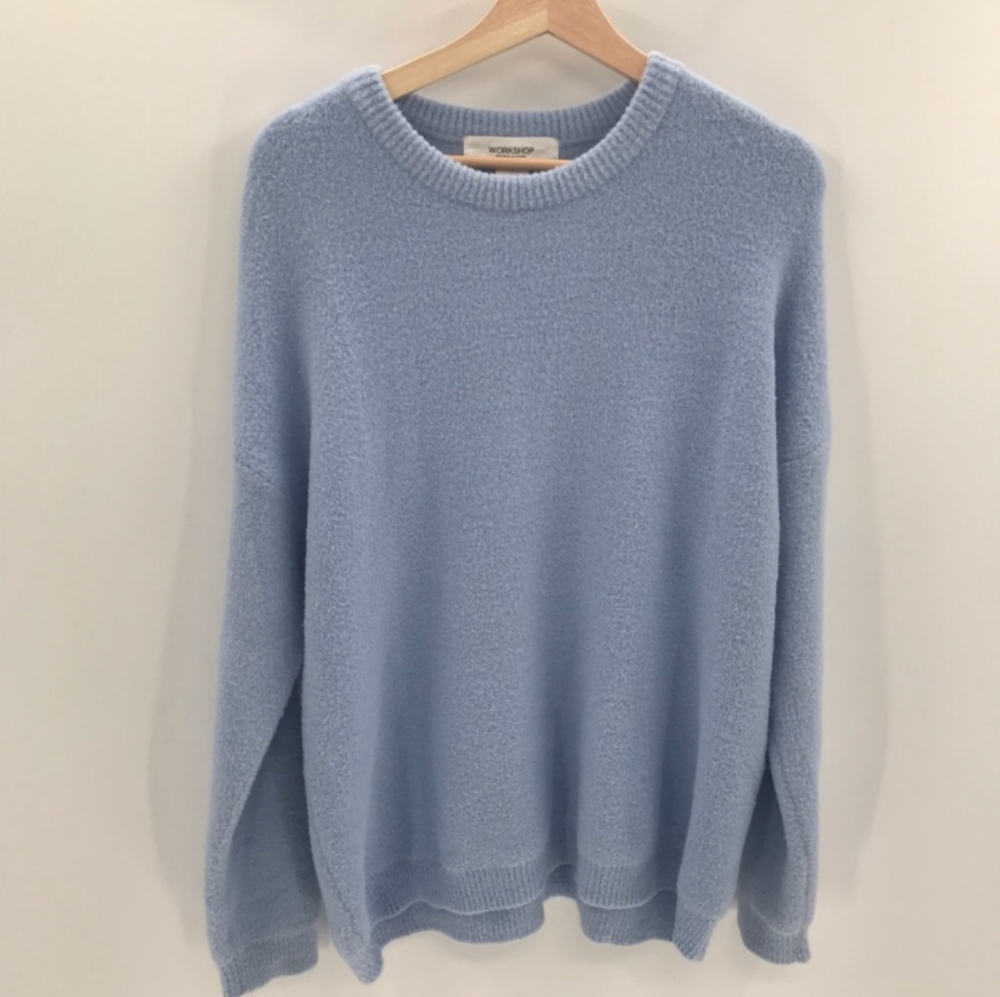 Workshop Republic Clothing Light Blue Sweater